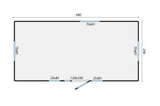 Casas prefabricadas Palencia plano
