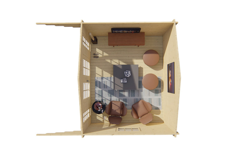 Casas prefabricadas Las Palmas modelo Inglund 40.0768N interior