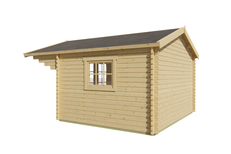 Casas prefabricadas Las Palmas modelo Inglund 40.0768N lateral