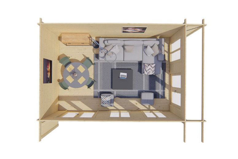 Casas de madera Andalucia- INTERIOR