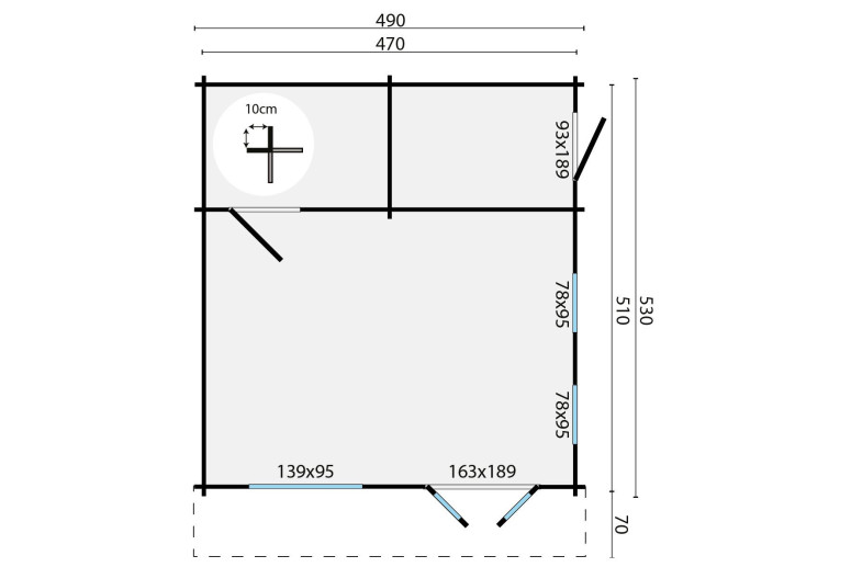 CASAS PREFABRICADAS GIRONA - PLANO