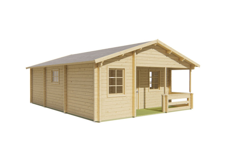 Casas de madera Portugal Modelo Kay 40.0825N INCOLORO Casas de madera Portugal Modelo Kay 40.0825N INCOLORO