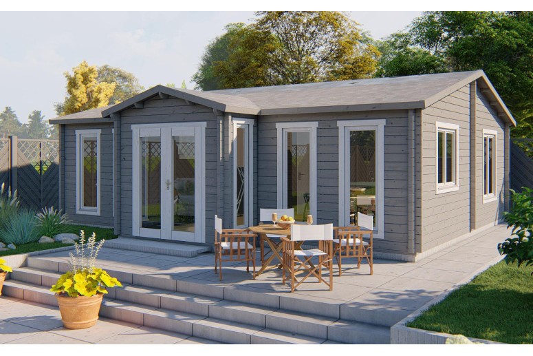 Casas prefabricadas Córdoba modelo Mullingar 40.7310N GRIS