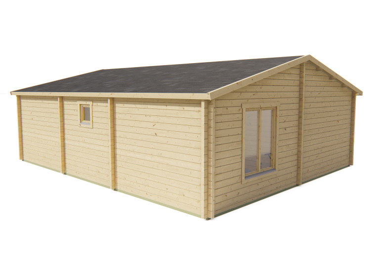 Casas prefabricadas Córdoba modelo Mullingar 40.7310N TRASERA