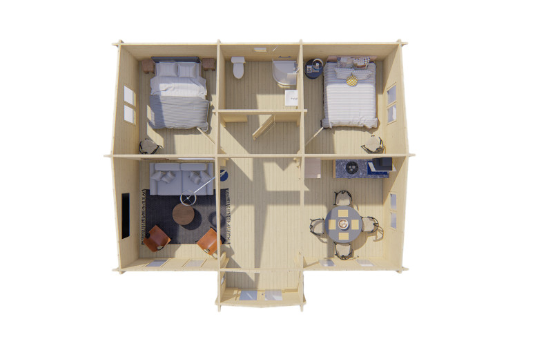 Casas prefabricadas Córdoba modelo Mullingar 40.7310N INTERIOR