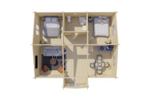 Casas prefabricadas Córdoba modelo Mullingar 40.7310N INTERIOR