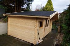 Casas de madera Guarda - Vista Lateral