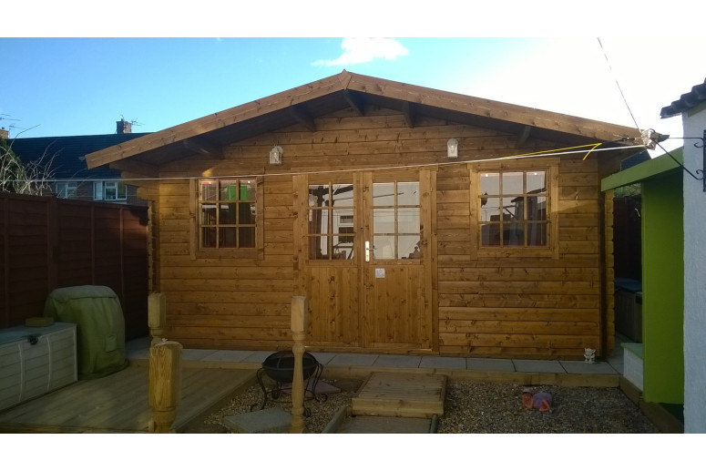 Casas de madera Guarda - Terraza