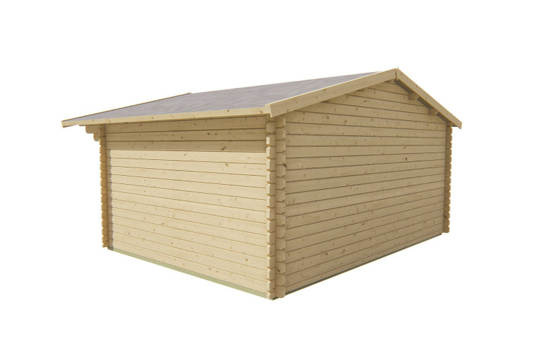 Casas de madera Portalegre - Modelo Paris - Trasera