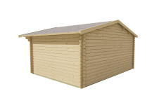 Casas de madera Portalegre - Modelo Paris - Trasera