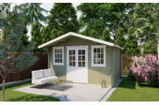 Casas de madera Portalegre - Modelo Paris - Verde