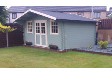 Casas de madera Portalegre - Modelo Paris - Azul