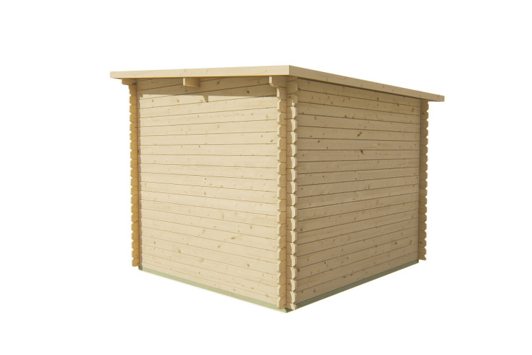 Casas de madera Azores - Modelo Mila - Trasera Casas de madera Azores - Modelo Mila - Trasera