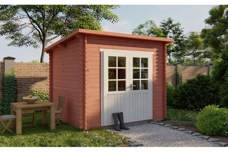 Casas de madera Azores - Modelo Mila - Roja Casas de madera Azores - Modelo Mila - Roja