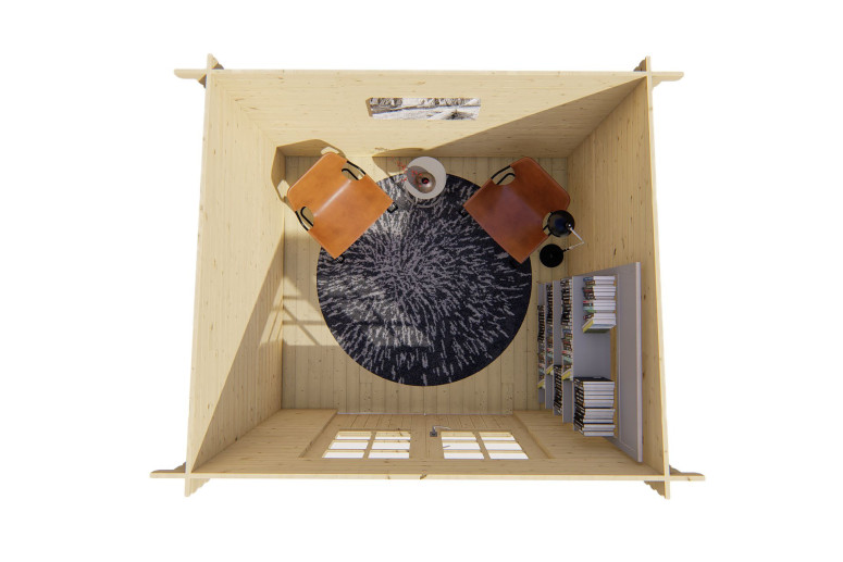 Casas de madera Azores - Modelo Mila - Interior Casas de madera Azores - Modelo Mila - Interior