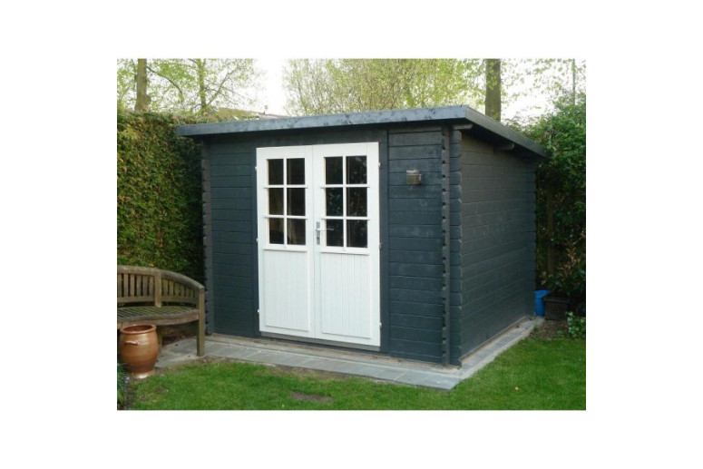 Casas de madera Azores - Modelo Mila - Ébano Casas de madera Azores - Modelo Mila - Ébano