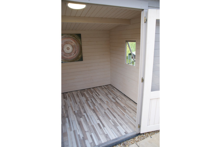 Casas de madera Azores - Modelo Mila - Interior blanco Casas de madera Azores - Modelo Mila - Interior blanco