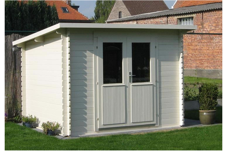 Casas de madera Azores - Modelo Mila - Blanco Casas de madera Azores - Modelo Mila - Blanco