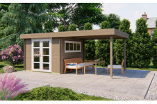 Casas de madera Beja - Modelo Dellinger - Roble