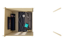 Casas de madera Beja - Modelo Dellinger - Interior