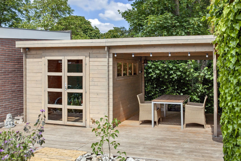 Casas de madera Beja - Modelo Dellinger - Jardín