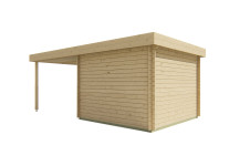 Casas de madera Beja - Modelo Dellinger - Trasera