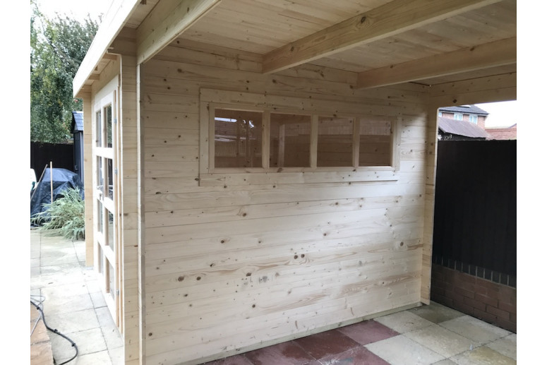 Casas de madera Beja - Modelo Dellinger - Ventana