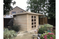 Casas de madera Beja - Modelo Dellinger - Lateral