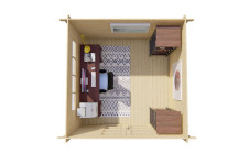 Casas de madera Vila Real - Modelo Bodine - Interior