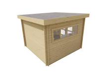 Casas de madera Vila Real - Modelo Bodine - Lateral