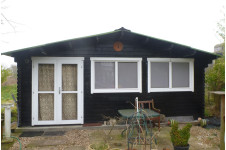 Casas Prefabricadas Lisboa - Modelo Lisboa - Lasur oscuro