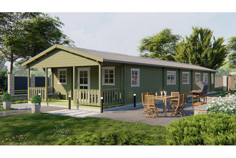 Casas prefabricadas Santander - verde Casas prefabricadas Santander - verde