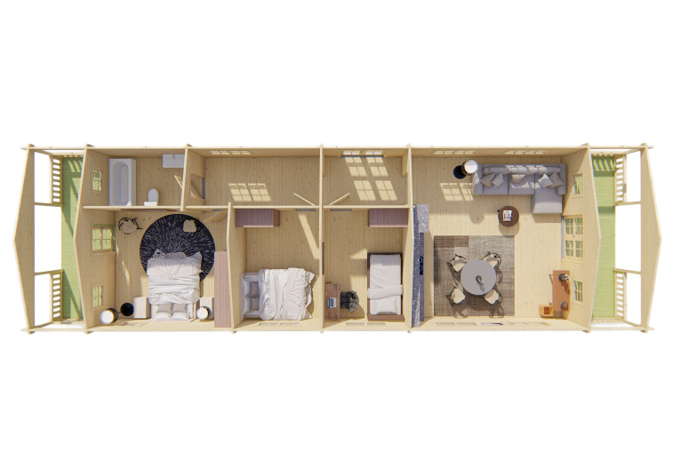 Casas prefabricadas Santander - interior Casas prefabricadas Santander - interior