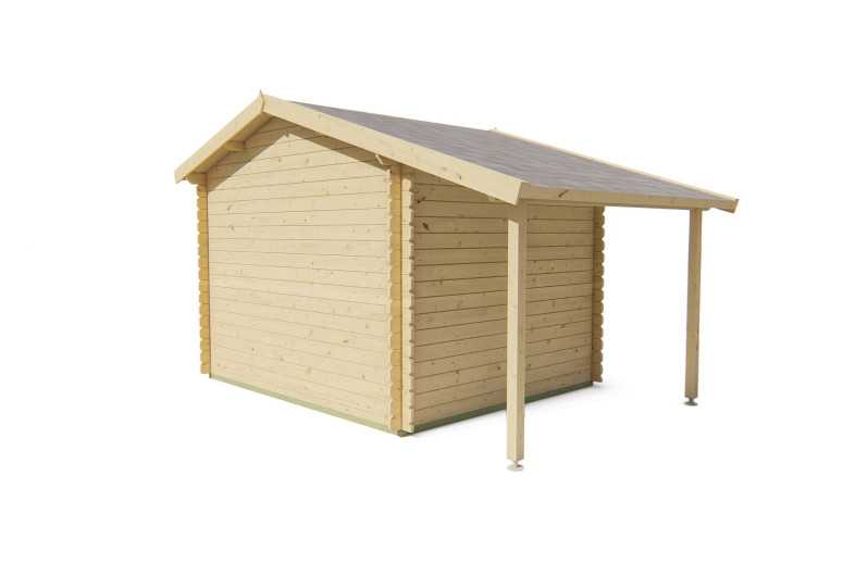 Caseta de madera Finisterre - Trasera Caseta de madera Finisterre - Trasera