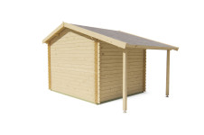 Caseta de madera Finisterre - Trasera Caseta de madera Finisterre - Trasera