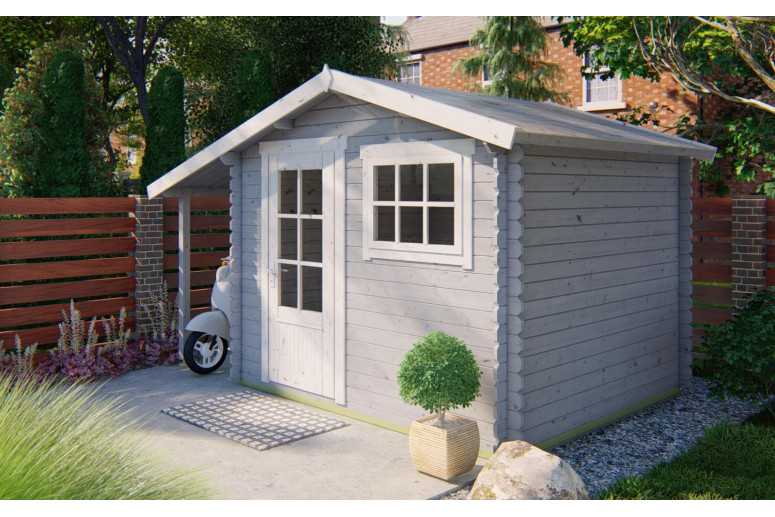 Caseta de madera Finisterre - Gris Caseta de madera Finisterre - Gris