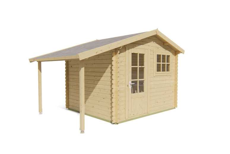 Caseta de madera Finisterre - Frontal Caseta de madera Finisterre - Frontal