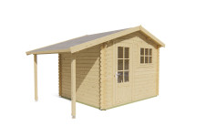 Caseta de madera Finisterre - Frontal Caseta de madera Finisterre - Frontal