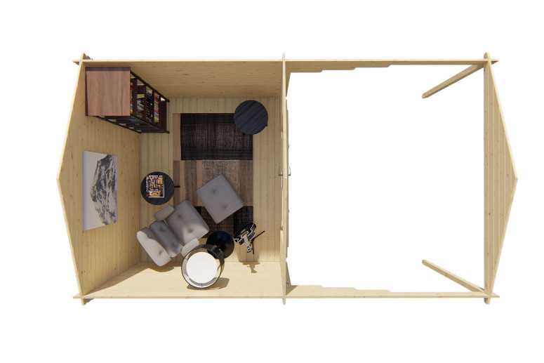 Caseta de madera Cambados - Interior Caseta de madera Cambados - Interior