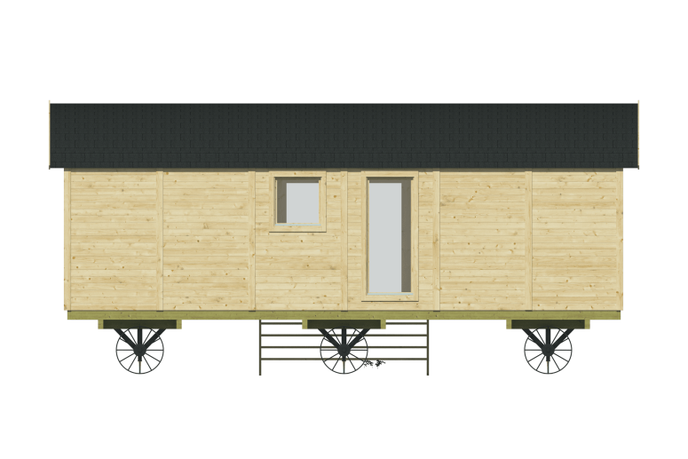 Casas prefabricadas Tarifa - Vista trasera