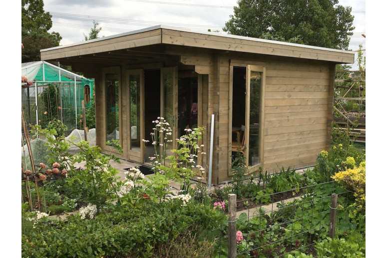 Casas prefabricadas Zamora jardín