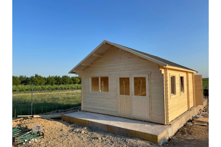 Casas prefabricadas Girona modelo Berlín 40.7182 vista esquinada