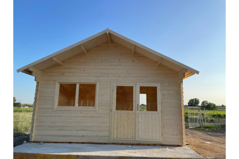 Casas prefabricadas Girona modelo Berlín 40.7182 vista frontal