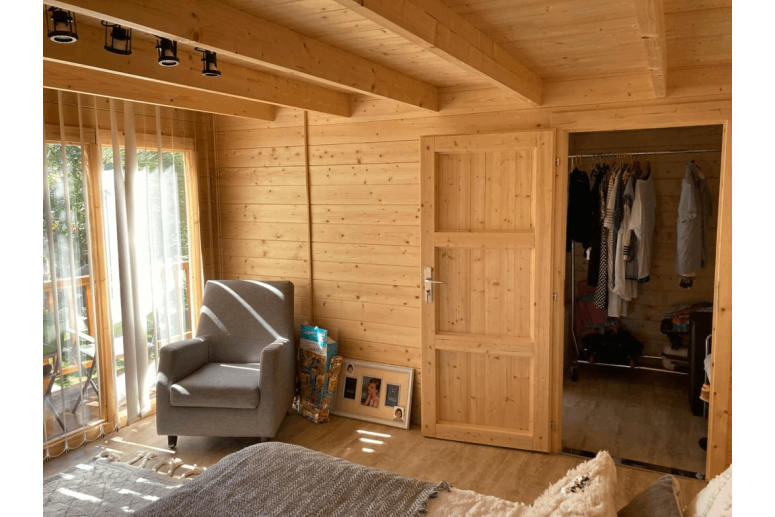 Casas de madera prefabricadas Barcelona modelo Flow interior