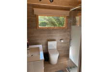 Casas de madera prefabricadas Barcelona modelo Flow baño