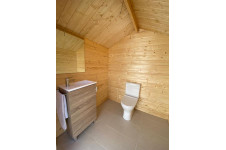 Casas de madera Vitoria modelo Richard 40.0180N interior baño