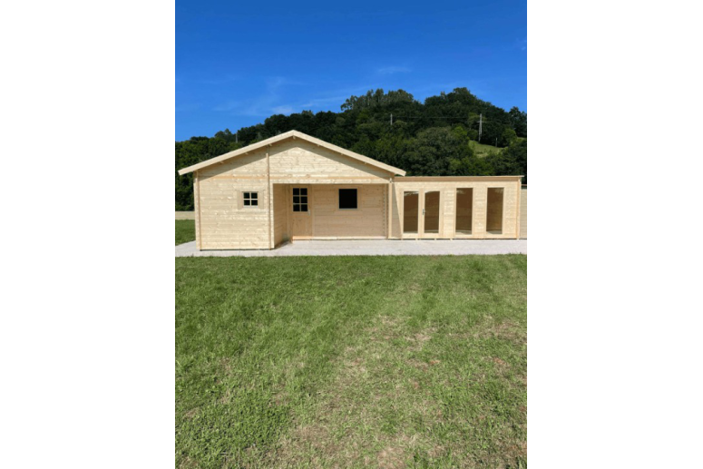 Casas prefabricadas Catalunya - VISTA FRONTAL