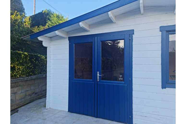 Casas Prefabricadas Bizkaia - Azul y blanco