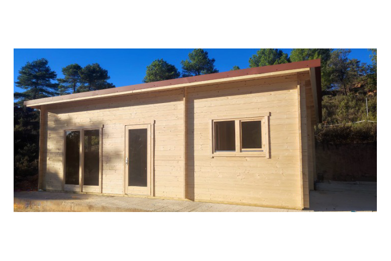 Casas de madera LAS PALMAS - TEJA SANDWICH Casas de madera LAS PALMAS - TEJA SANDWICH