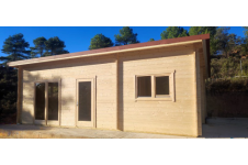 Casas de madera LAS PALMAS - TEJA SANDWICH Casas de madera LAS PALMAS - TEJA SANDWICH